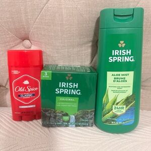 Bundle body and face care for men